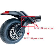 Wolf Pair Screw M15x164 M12x158 Rear Swing Arm Butt Screw for Kaabo - VirtuousWares.Store