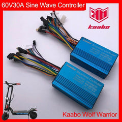 WW 60V30A Sine Wave Brushless Controller 1200W Hall Motor Kaabo Wolf - VirtuousWares.Store