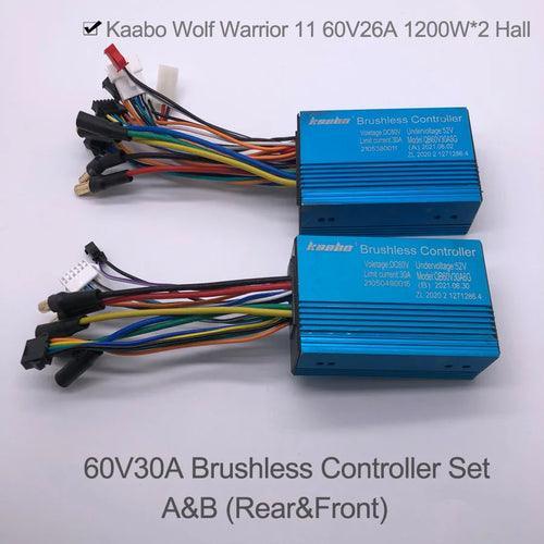 WW 60V30A Sine Wave Brushless Controller 1200W Hall Motor Kaabo Wolf - VirtuousWares.Store