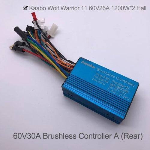 WW 60V30A Sine Wave Brushless Controller 1200W Hall Motor Kaabo Wolf - VirtuousWares.Store