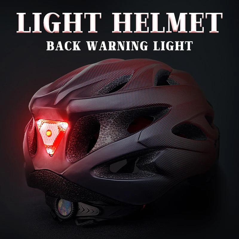 X-TIGER Adult Bike Helmet with LED Rear Light Dual Mode Goggle Cycling Helmet Fit 58-62cm Lightweight Breathable Bicycle Helmets - VirtuousWares.Store