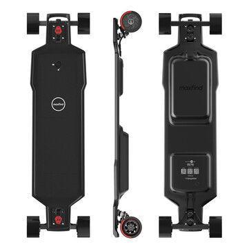 [USA DIRECT] Maxfind FF Electric Skateboard 36V 6.4AH Battery 750W*2 Dual Motors 3.8inch Tires 35KM Max Mileage 100KG Max Load - VirtuousWares:Global